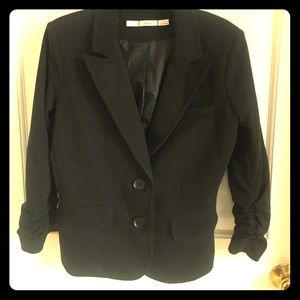 Short black blazer